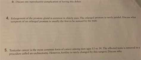 Solved Part D: Application 1. In a bell-clapper deformity, | Chegg.com