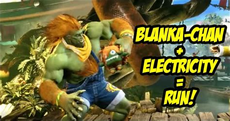 Watch out! Blanka is getting extra wild with his multiple Blanka-chan ...