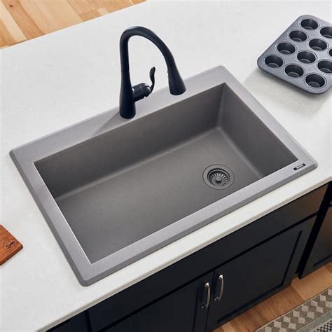 Top Mount Granite Composite Kitchen Sinks – Things In The Kitchen