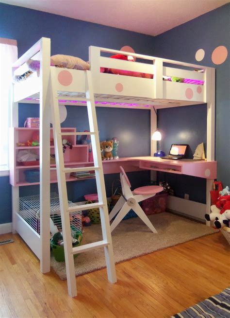 Loft bed with desk... | Ana White