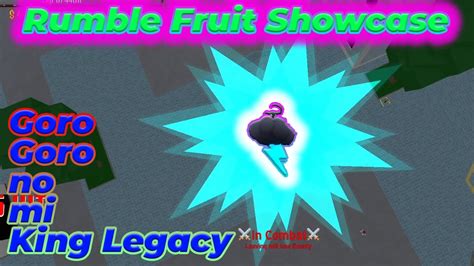 Goro goro no mi - Rumble Fruit King Legacy showcase - YouTube