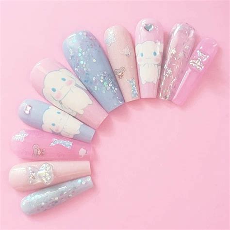 Pin by . SakuraUni on Hair/Beauty in 2021 | Hello kitty nails art ...