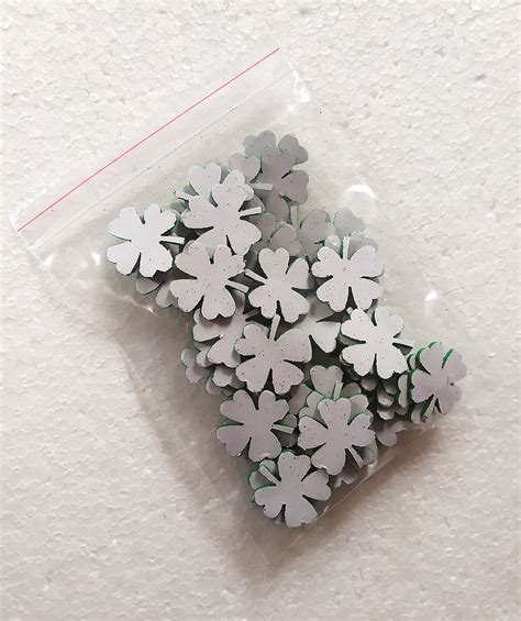 Self-adhesive Glitter Stickers Foam Clover 50 Pieces - Etsy