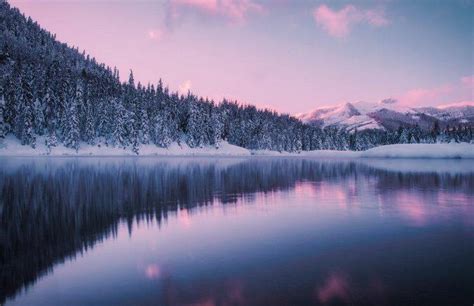 landscape, Winter, Lake Wallpapers HD / Desktop and Mobile Backgrounds