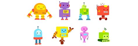 Art Spotlight: Robot Cartoon Collection - Sketchfab Community Blog ...