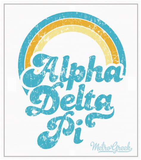 1611 Alpha Delta Pi Retro Shirt | Metro Greek