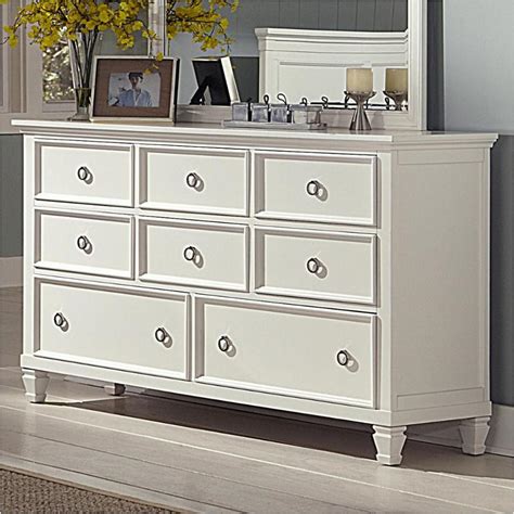 00-044-050 New Classic Furniture Tamarack - White Dresser - White