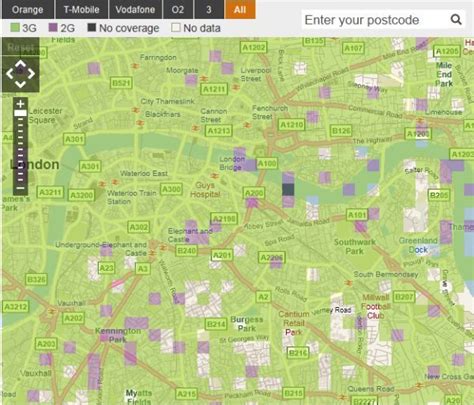 BBC Launches Map Showing 3G Coverage | Londonist