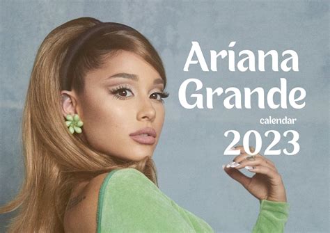 Ariana Grande 2023 Calendar Printable - Etsy Australia