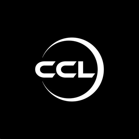 CCL letter logo design in illustration. Vector logo, calligraphy ...