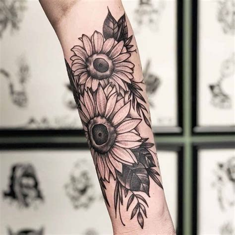 135 Sunflower Tattoo Ideas - [Best Rated Designs in 2020] - Next Luxury