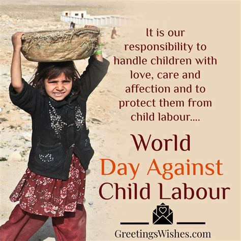 World Day Against Child Labour Wishes (12 June) - Greetings Wishes