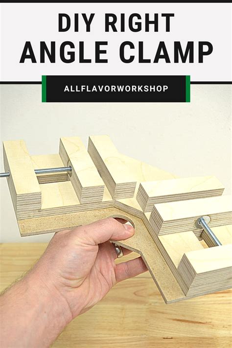 DIY Right Angle Clamp | Corner Clamp | AllFlavor Workshop | Woodworking ...