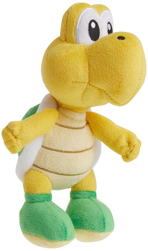 Sanei Super Mario Bros Koopa Troopa Plush Toy, 8-Inch Height, Green ...