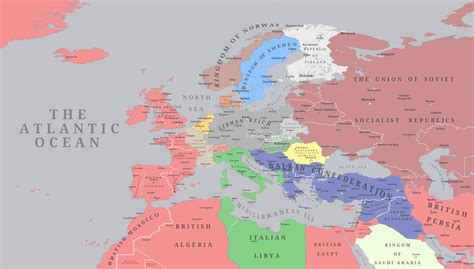 An alternative history map project of Europe, based on WW2 RP Discord ...