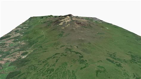 Volcano Hallasan South Korea 3D - TurboSquid 2144783