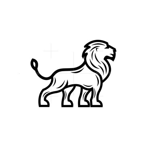 Lion Logo Black and White - DuncankruwSherman