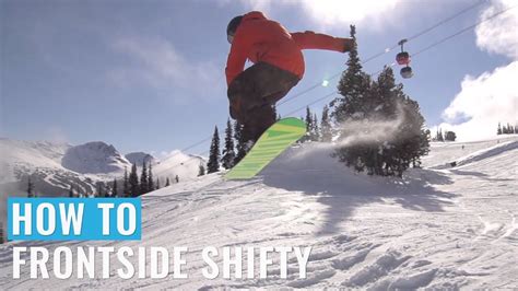 How To Frontside Shifty On A Snowboard - YouTube | Snowboard ...