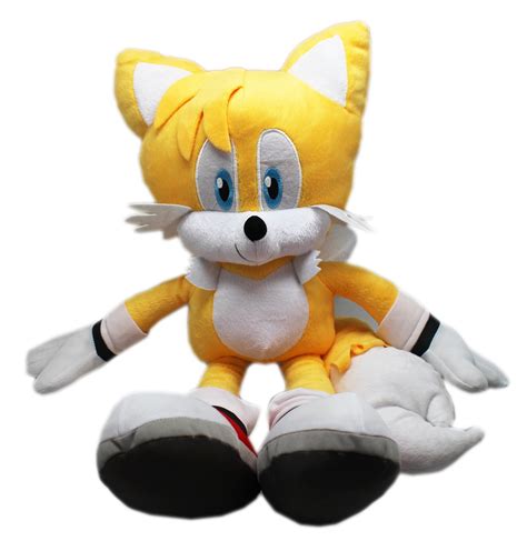 Toys & Games Plush Figures Sonic the Hedgehog Tails Plush Toy Large ...