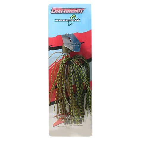 Z-man CHATBAIT FREEDOM GRN PMPKN 1/2ozBLK BLADE ChatterBait