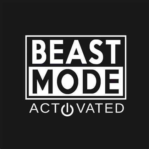 Beast Mode Activated PNG - Etsy