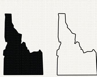 Outline Of Idaho | Free download on ClipArtMag