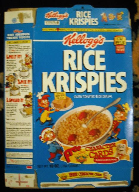 1995 Kellogg's Rice Krispies Cereal Box Front | Free The Adv… | Flickr ...