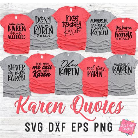 Calm Down Karen Svg Karen Quotes Svg Karen Svg Bundle Karen - Etsy ...