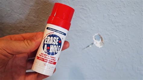 Erase A Hole 1 Minute Hole Filler - How to fix drywall hole? - YouTube