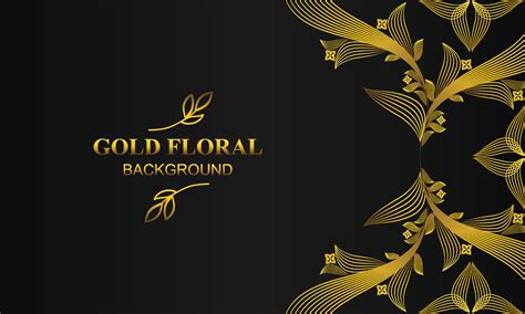 elegant gold floral background with floral and leaf ornament 29760650 ...