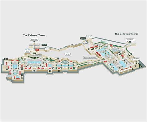 Digital Map of The Venetian Resort | The Venetian® Las Vegas