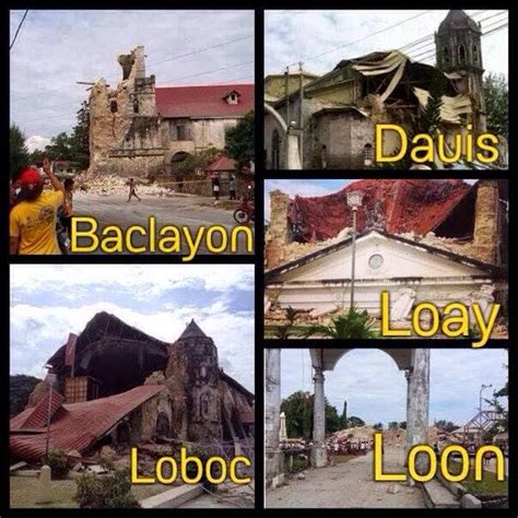 Heritage sites damaged by earthquake in Bohol