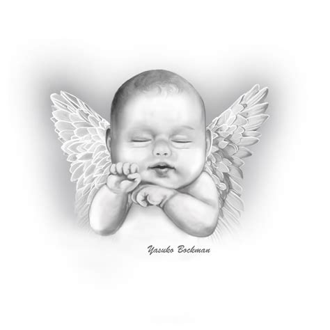 Baby Angel Wings Clipart - Clipart Suggest | Angel baby art, Baby angel ...