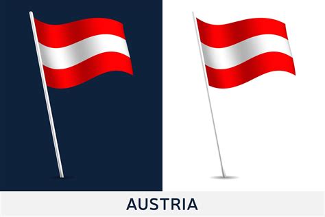 Austria vector flag 1834441 Vector Art at Vecteezy