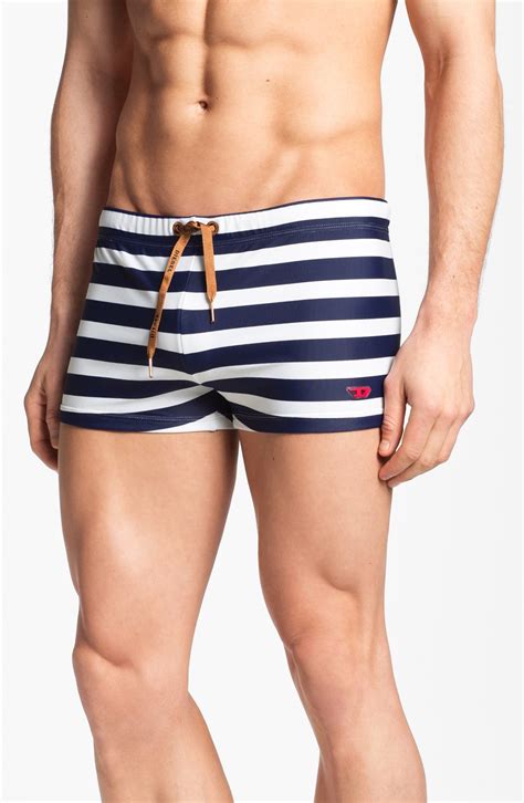 DIESEL 'Aloha' Square Cut Swim Trunks | Nordstrom