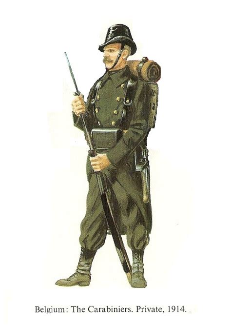 Historical Firearms - Belgian Infantry: 1914 At the outbreak of the...