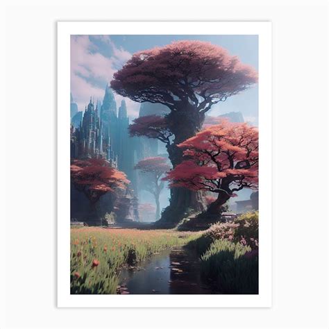 Forest Of Trees 6 Art Print by Noctarian - Fy