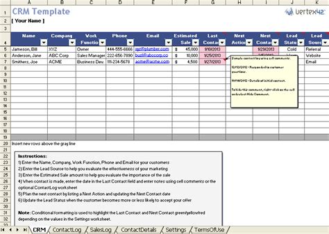 Excel Templates