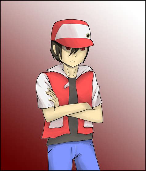 Pokemon Trainer Red by AInfinity on DeviantArt