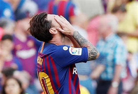 La Liga: Messi and co 'angry' after Barcelona drop points at home ...