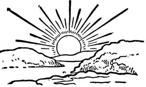 Sun Outline Drawing at GetDrawings | Free download