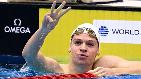 Léon Marchand médaille d’or du 200m 4 nages aux Mondiaux de natation de ...