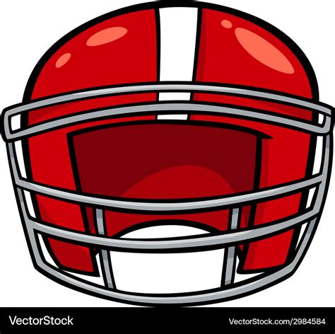 American football helmet clip art Royalty Free Vector Image