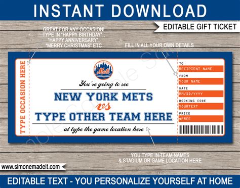 New York Mets Tickets 2024 - Pavia Jennette