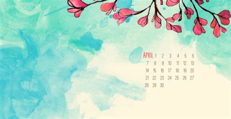 🔥 Download April Calendar Wallpaper For Background In by @tparker14 ...