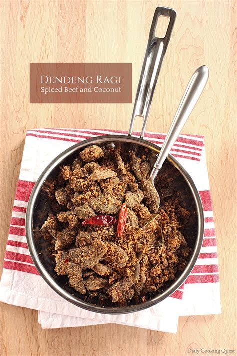 Dendeng Ragi - Spiced Beef and Coconut | Daily Cooking Quest