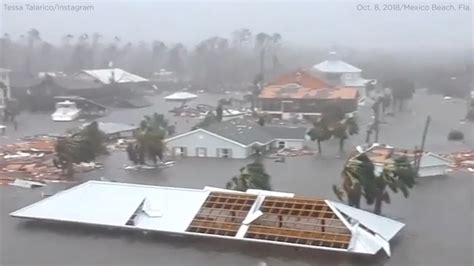 Hurricane Michael damage: Mexico Beach swamped by storm surge from ...