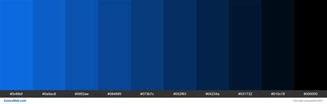 Shades XKCD Color deep sky blue #0d75f8 hex | Sky blue color code, Blue ...