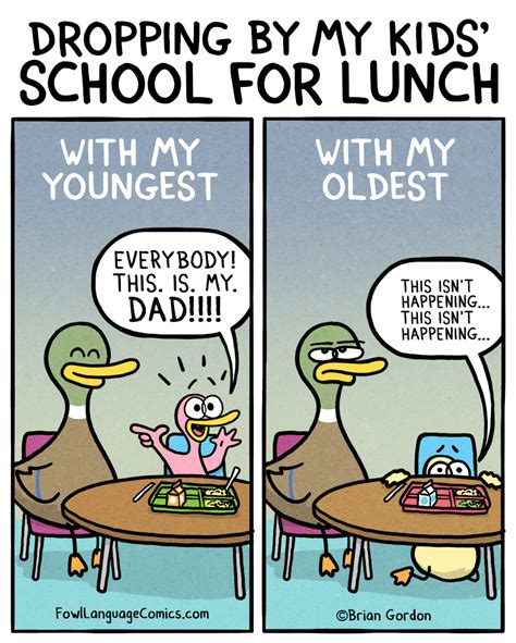 School Lunch - Fowl Language Comics