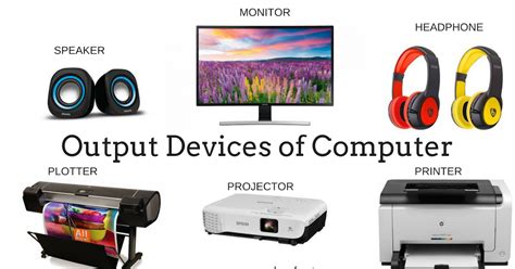 7 Examples of Output Devices | ExamplesOf.net